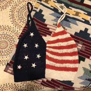 4th of July Crop Sweater Tank